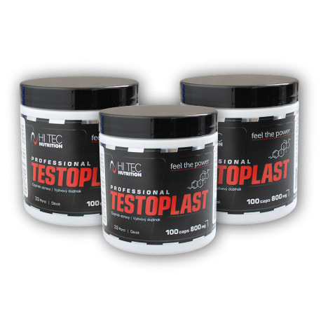 3x Testoplast 800mg 100 kapslí