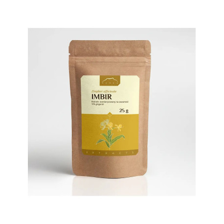 Zázvor extrakt 10% gingerolu - Zingiber - 25g - 5