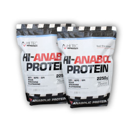 2x Hi Anabol proteín 2250g - oriešková zmes