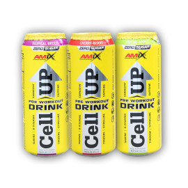 CellUP PreWorkout Drink 500ml - ovocný twister