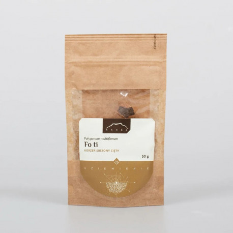 Fo Ti - He shou wu - Polygonum multiflorum - 50g pražený koreň - sekaný