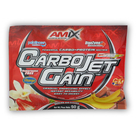 CarboJet Gain 50g vrecko - jahoda