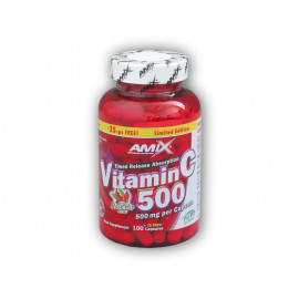 Vitamín C 500 mg + šípky 125 kapsúl