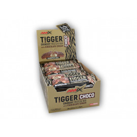 20x Tigger Choco Chrumkavá tyčinka s vysokým obsahom bielkovín 60g - čokoládový kokos