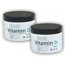 2x Health Line Vitamín D3 2000IU 90 tablet