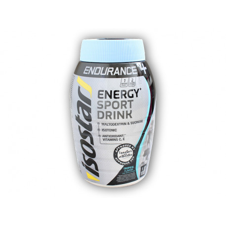 Isostar endurance + energy sport drink 790g tropical